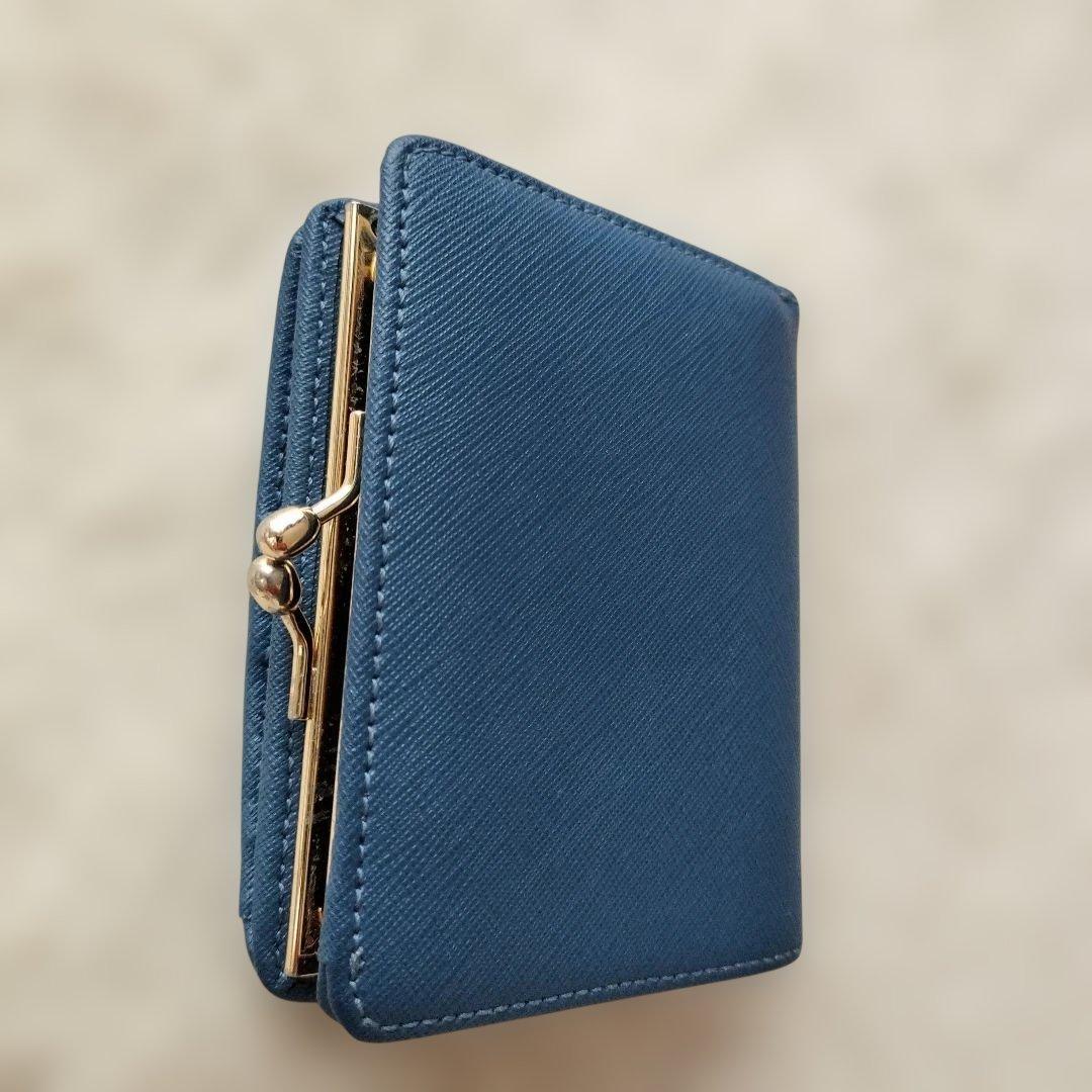 正規品 ヴィヴィアンウエストウッド オーブ 二つ折り財布 ネイビー 美品