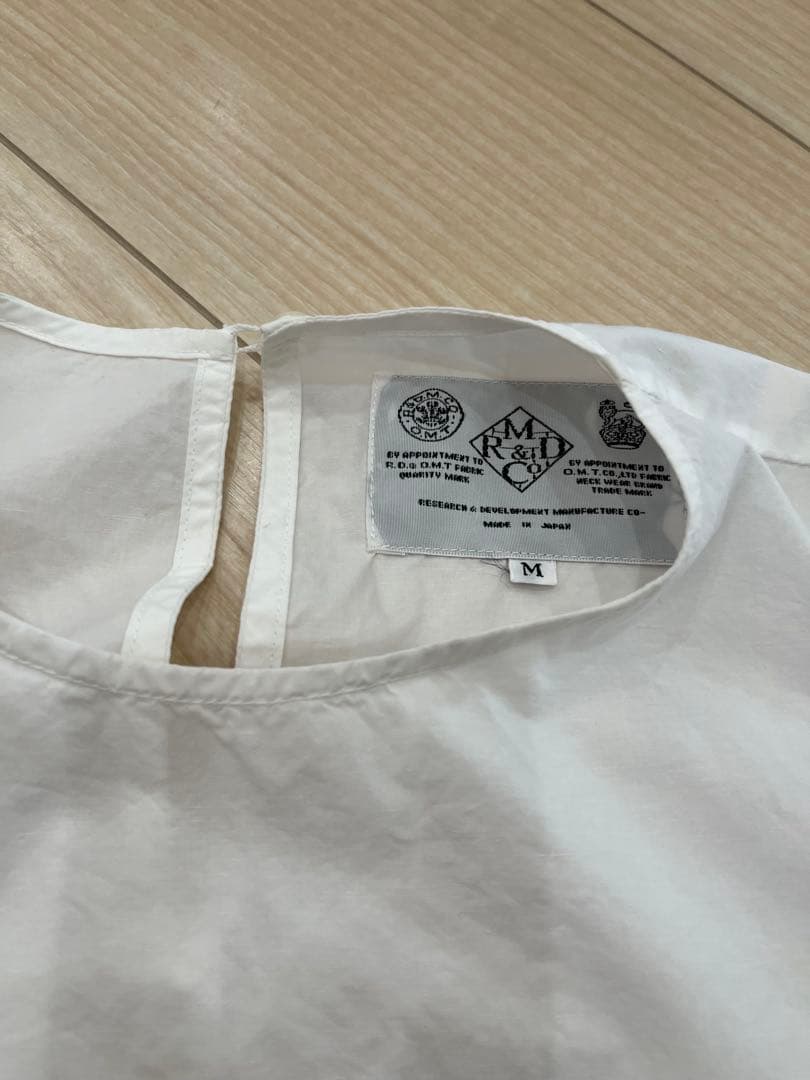 オールドマンズテーラー　ガーメントダイ　バルーンスリーブブラウス