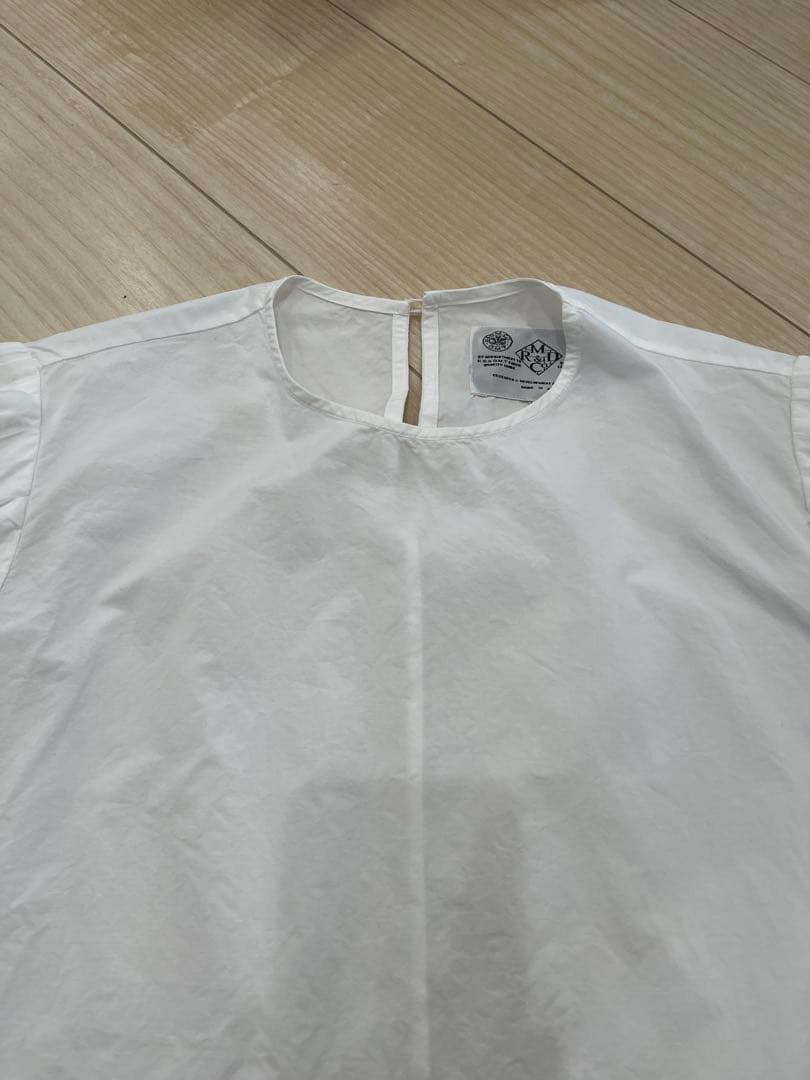 オールドマンズテーラー　ガーメントダイ　バルーンスリーブブラウス