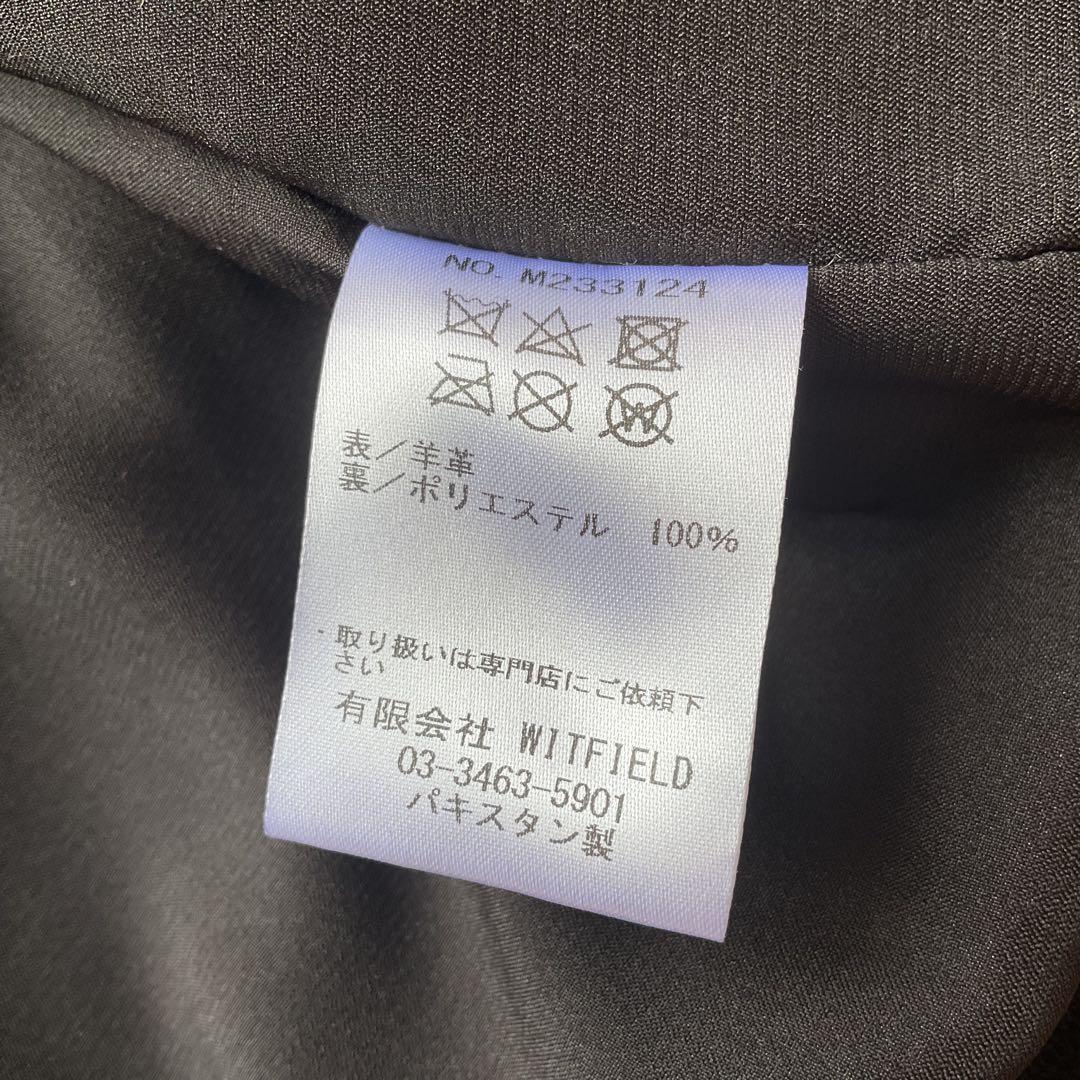 未使用✨ MR.OLIVE アンティーク ヘアーシープ レザー　A-2 L 黒