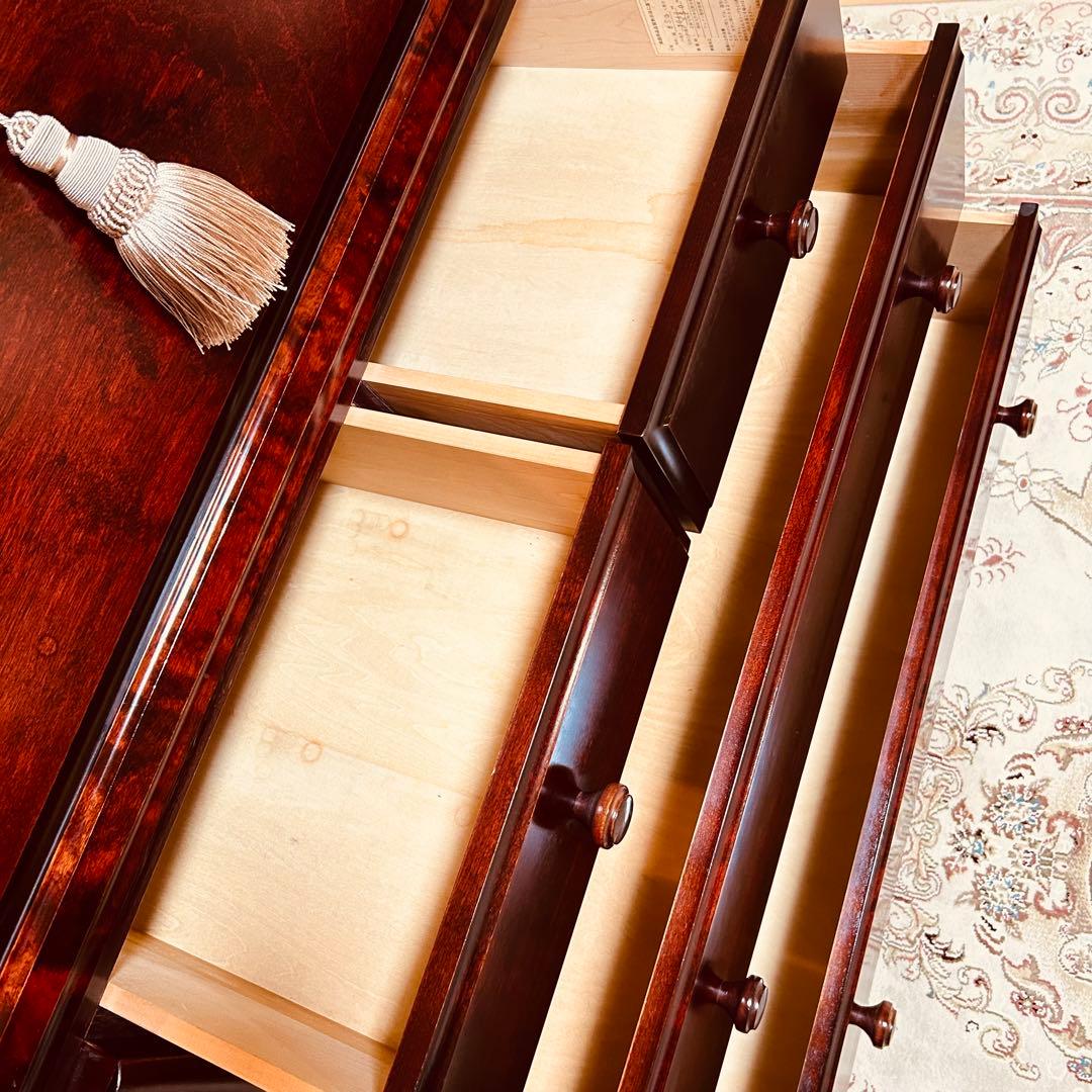 民芸家具　ライティングビューロー　長谷川家具　旭川家具 アンティーク　チェスト