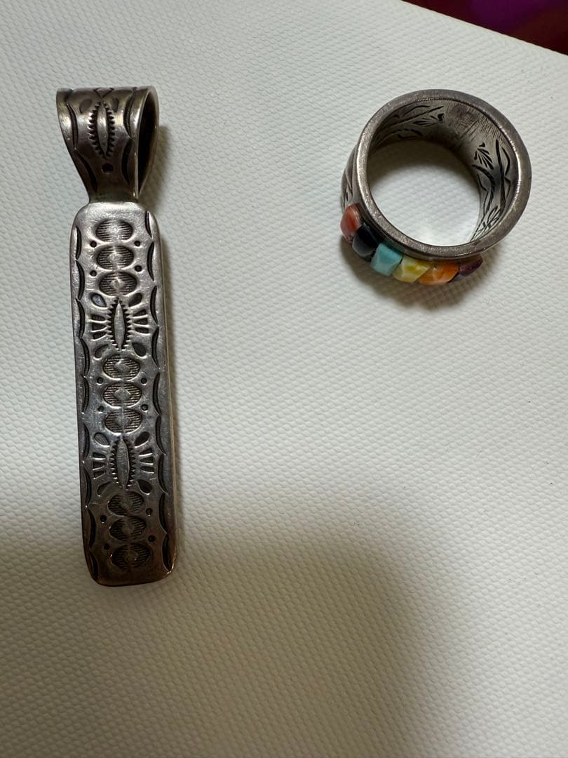 レイアダカイ　カラフルストーンシルバーリング