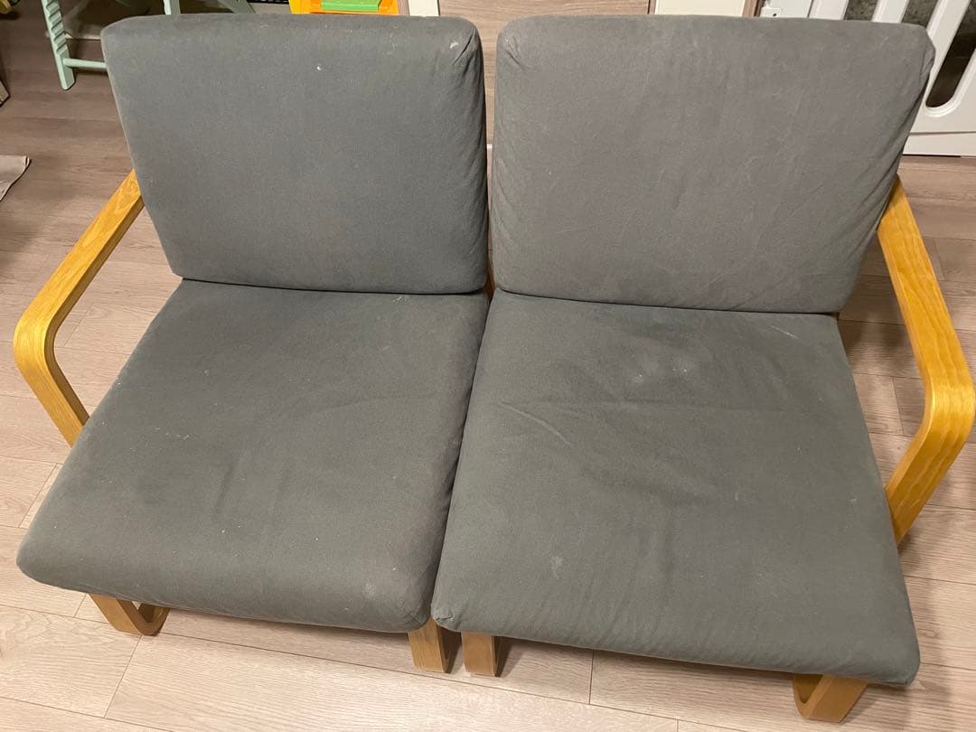 【美品】『手渡限定』無印テーブル&チェアセット