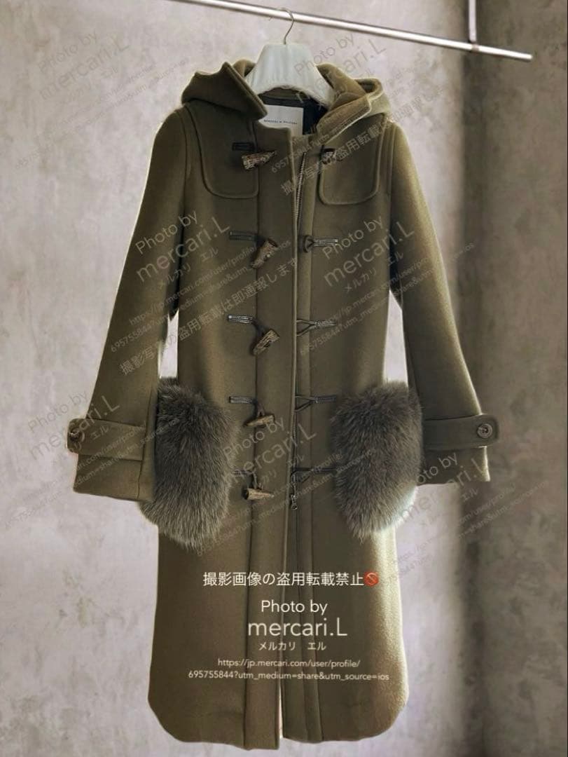 【短期出品】ボーダーズ borders at balcony ダッフルコート