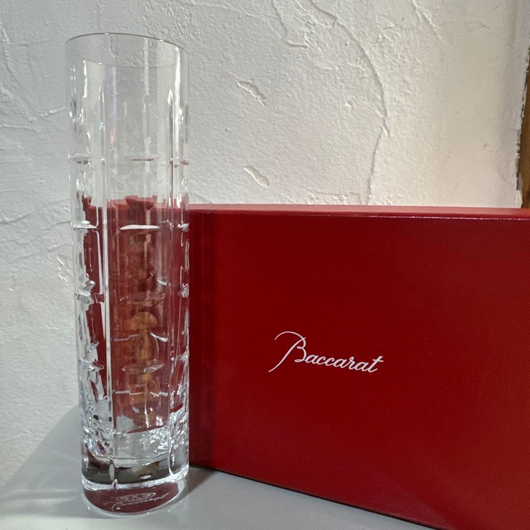 Baccarat クリスタル花瓶 専用ボックス付き