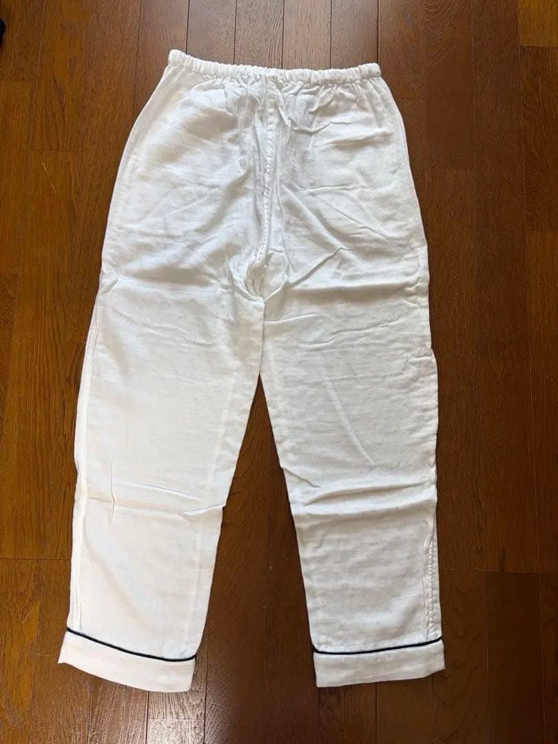 ウチノ　マシュマロガーゼ　パイピングパジャマ Sサイズ