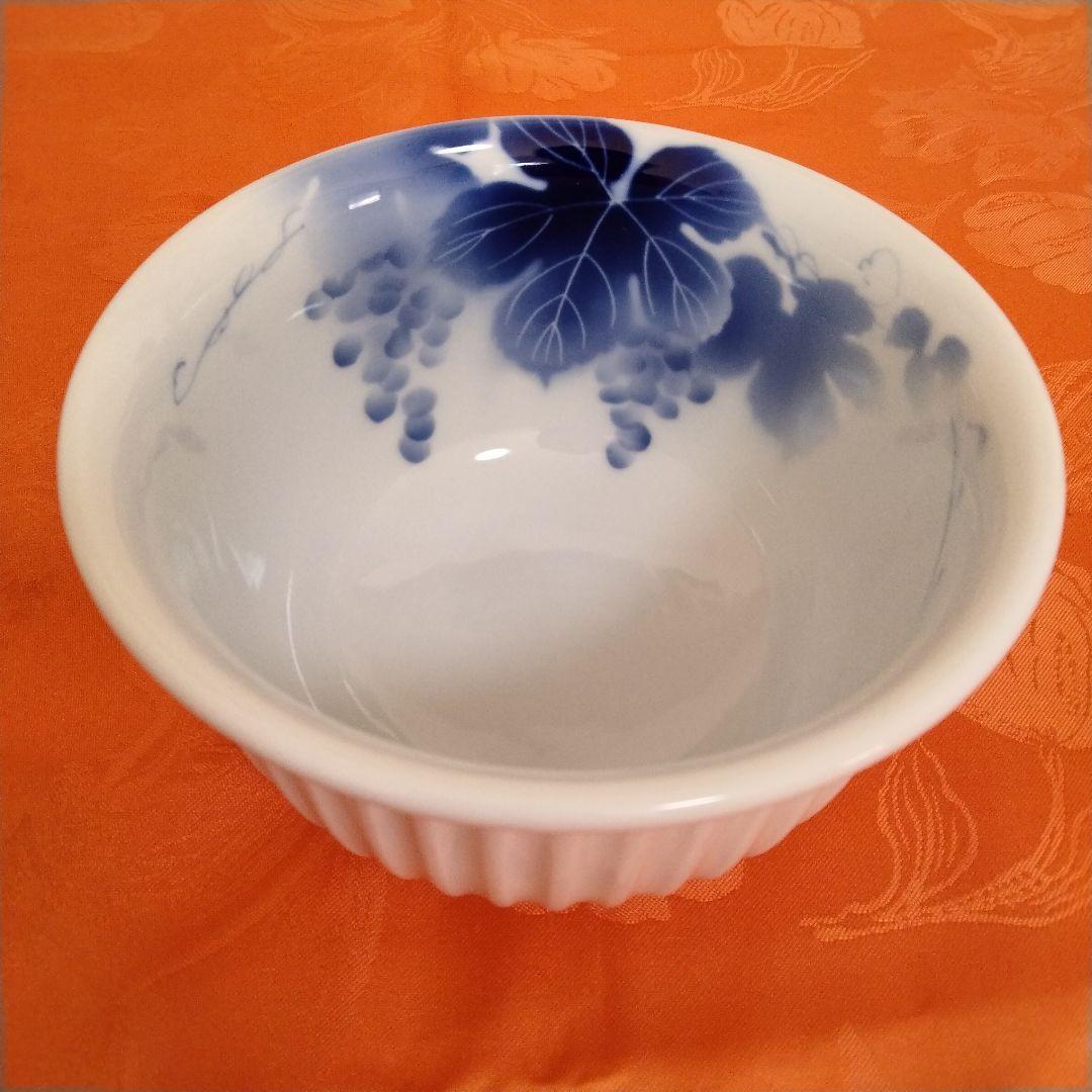 深川製磁 ブルーワイナリー 深型どんぶり 4個セット