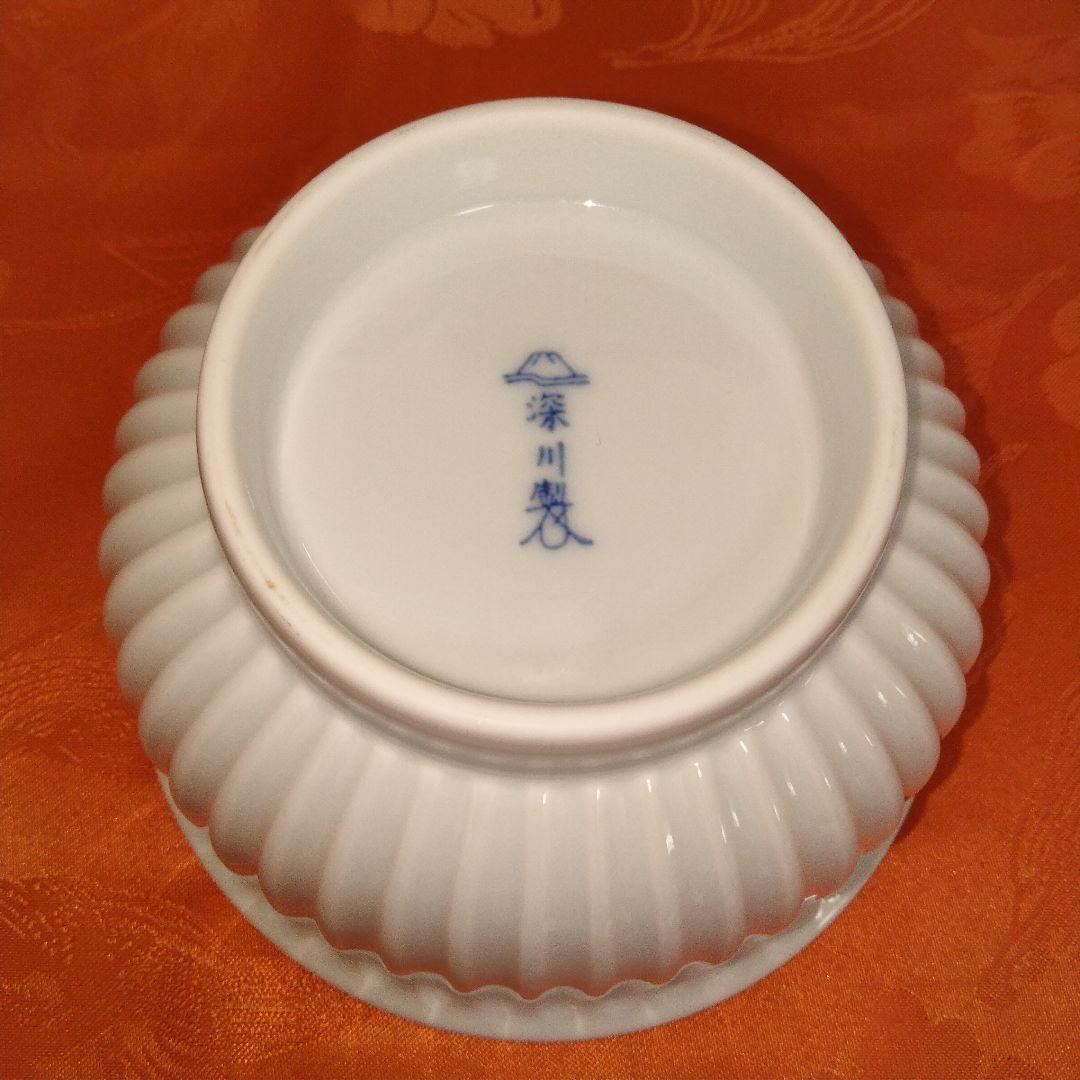 深川製磁 ブルーワイナリー 深型どんぶり 4個セット