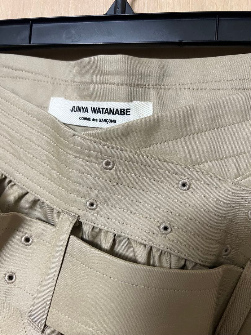 出品12/31まで・JUNYA WATANABE 変形トレンチスカート S