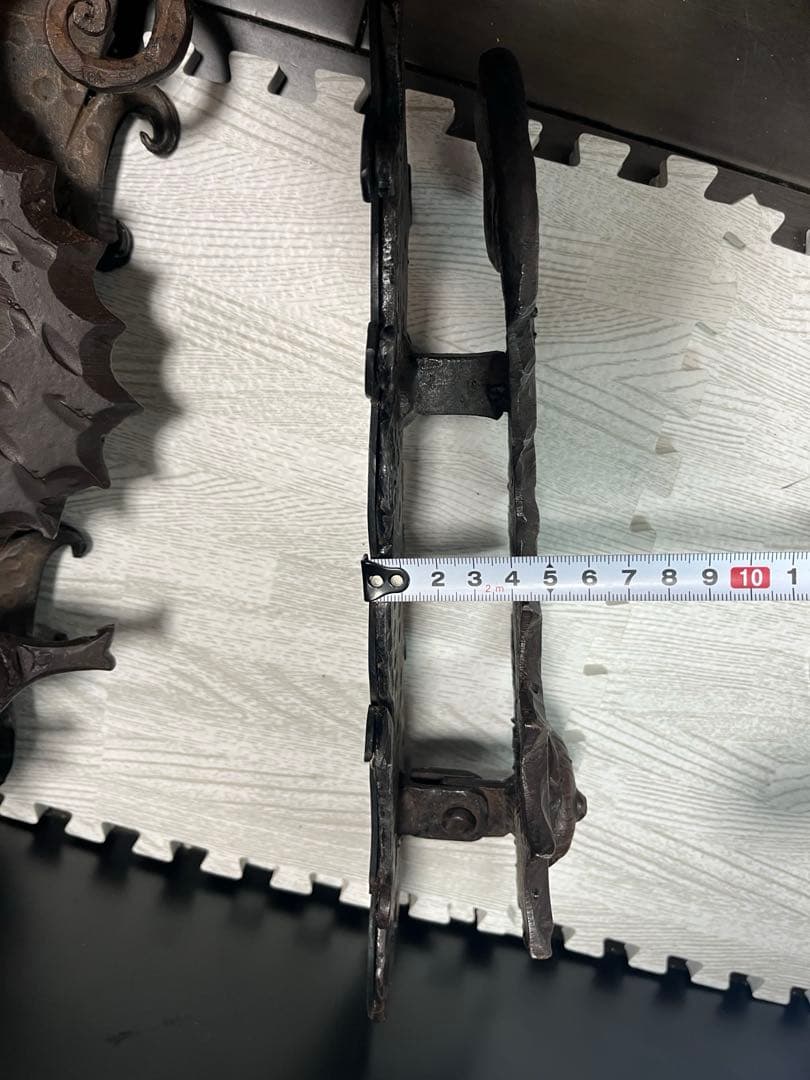 タツノオトシゴ　取手　鉄製