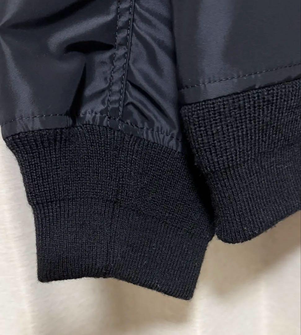 【美品】sacai MA-1 2025AW サイズ1 ブラック