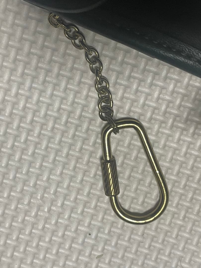 OLD COACH ダークグリーン レザーウォレット 7219