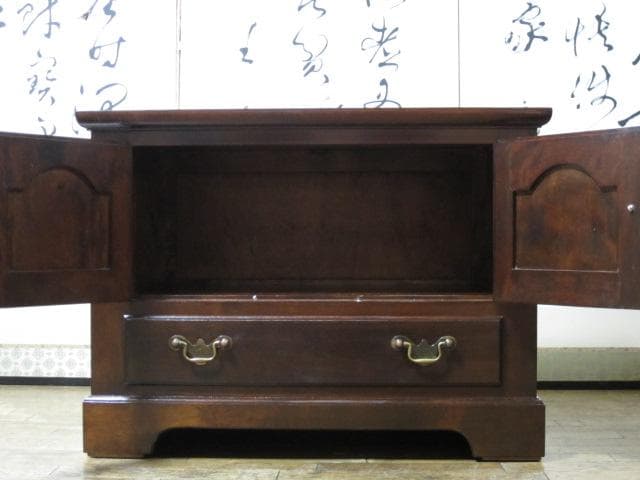 松本民芸家具 ミズメザクラ 無垢材 キャビネット/ローボード/ナイトテーブル