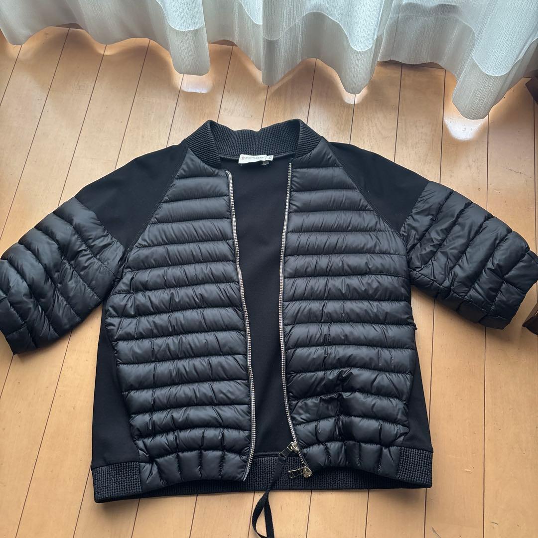 MONCLER ブラック ダウンジャケット XS