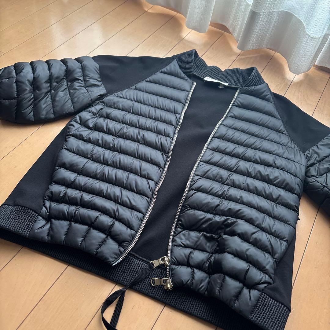 MONCLER ブラック ダウンジャケット XS