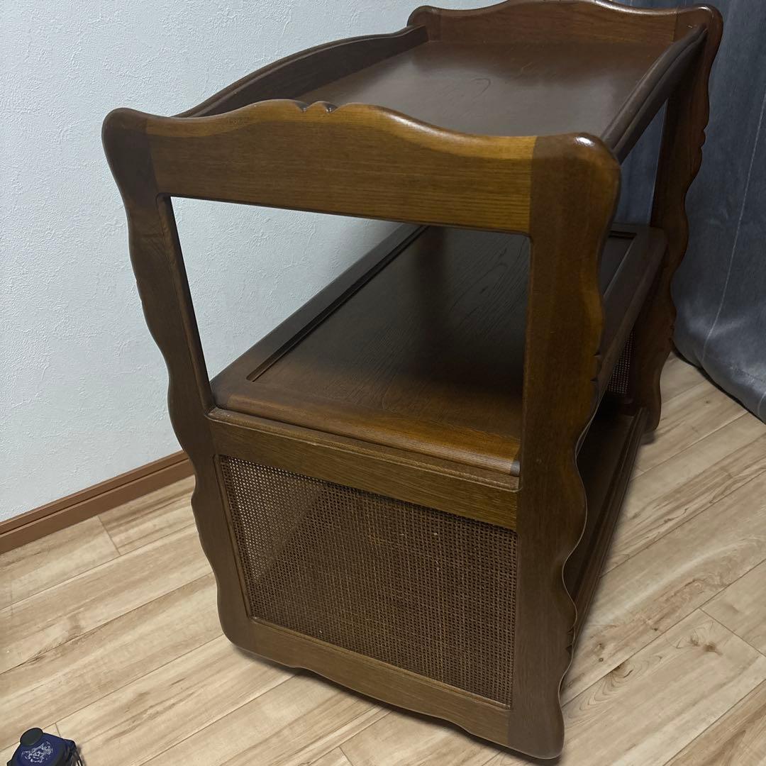 カリモク　キッチン　ワゴン　棚　キャスター　美品　最安値