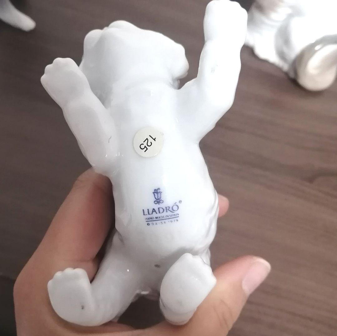 猫の陶器製置物３点セット リヤドロ NAO 驚く子猫ちゃん