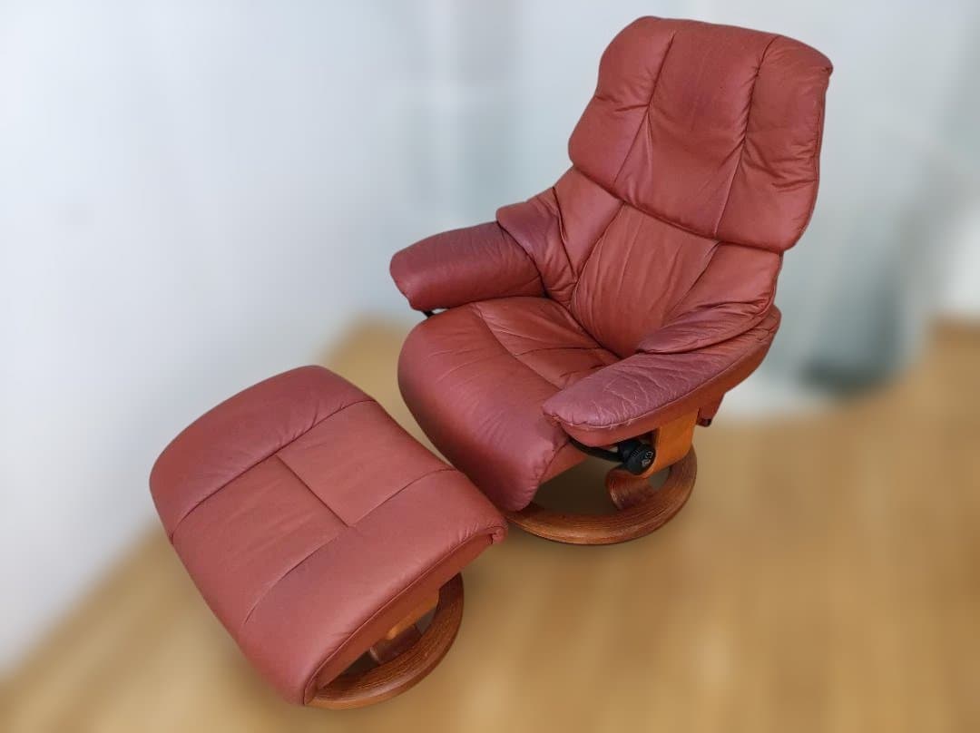 エコーネスStressless Reno クラシック オットマン付き【再度値引】