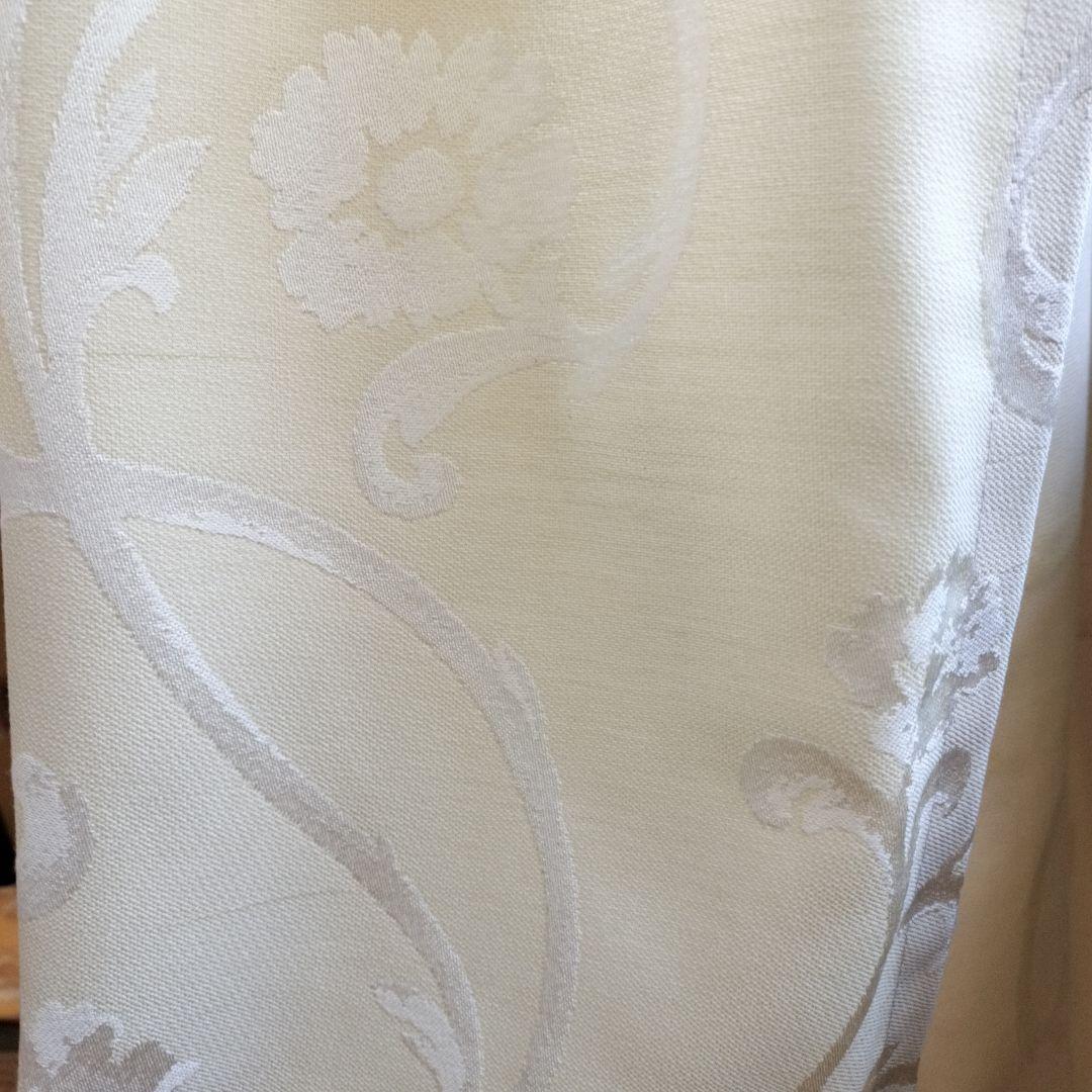 ⑲幅約105㌢×丈約198㌢(1枚)×2 両開き ドレープ スミノエ