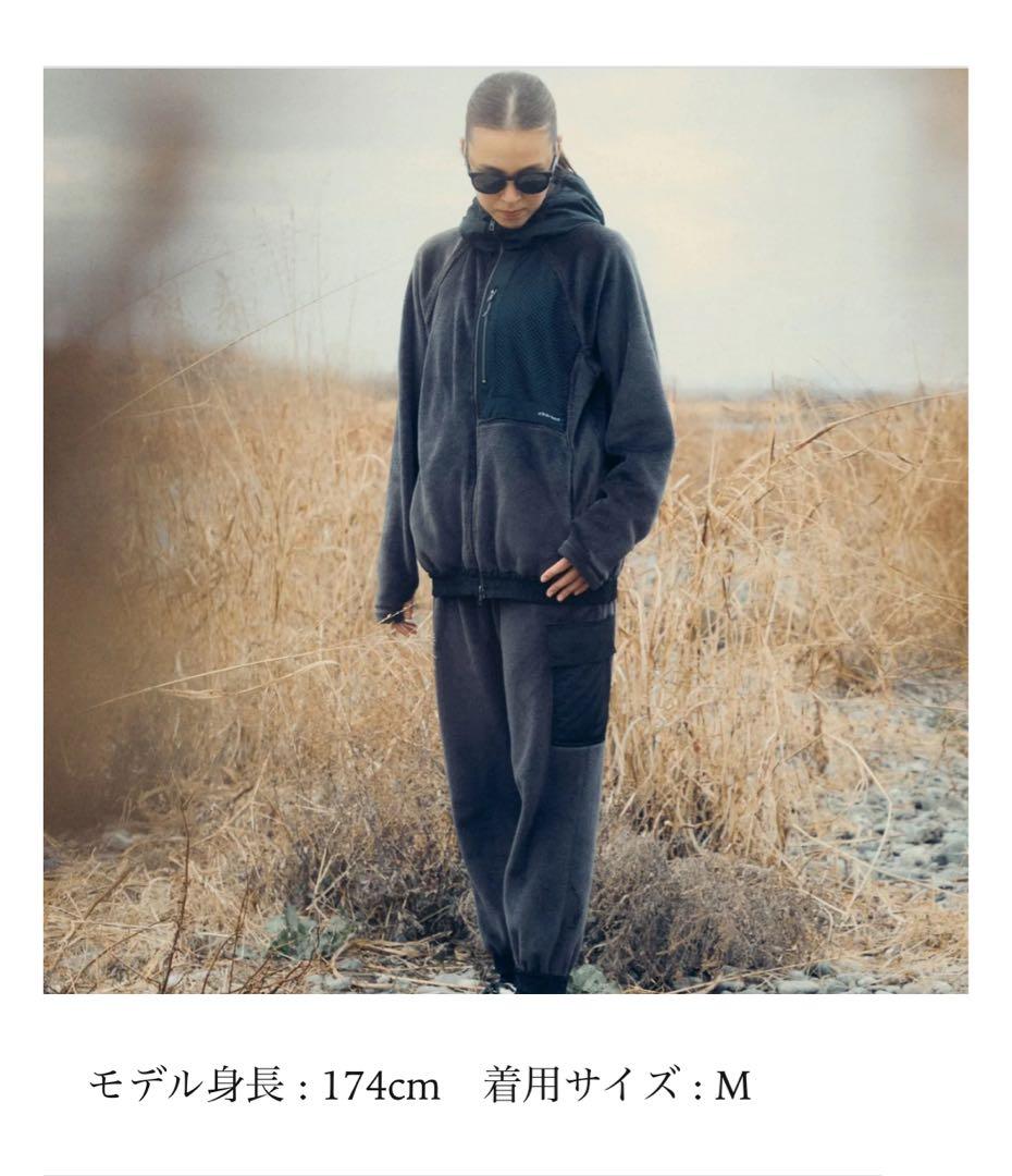 charbon シャルボン SHAGGY FLEECE ZIP PARKA