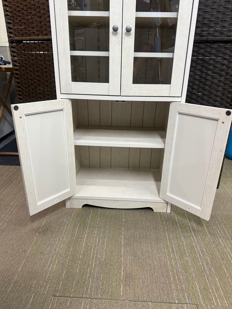 【洗浄消毒作業済】【完成品】ニトリ　キャビネット　リズバレー SLM1260B