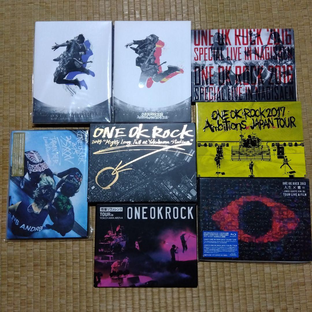 ONE OK ROCK DVD2枚・Blu-ray 8組セット、訳ありオマケ付き