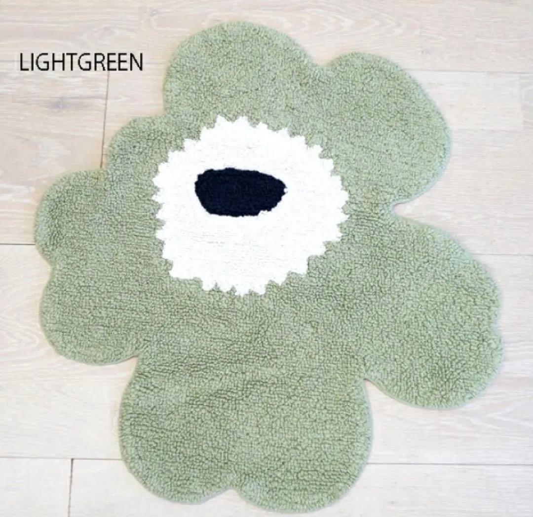 marimekko ウニッコ　バスマット　ライトグリーン　新品