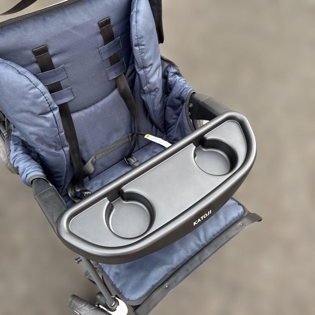 【三連休限定値下げ】KATOJI 二人でゴー 2人乗りベビーカー ネイビー