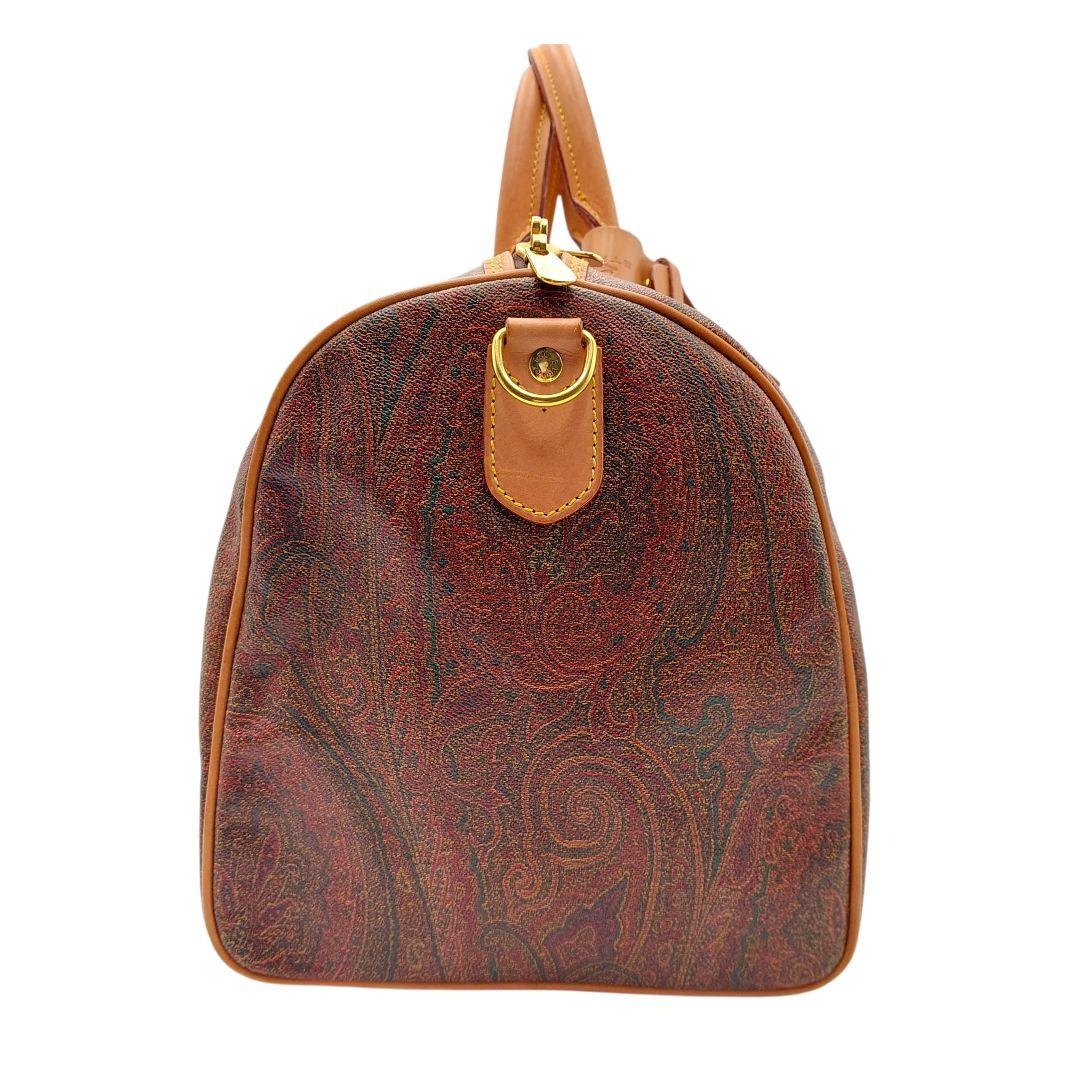 【極美品】ETRO　エトロ　ペイズリー柄 ボストンバッグ 　旅行鞄　大容量　人気
