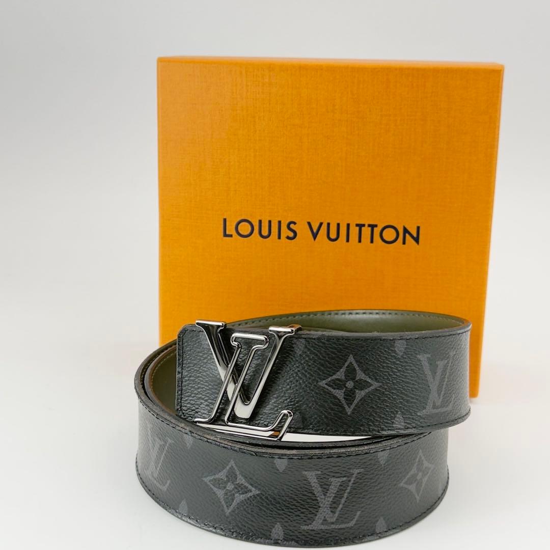 ルイヴィトン サンチュール モノグラム　LVイニシャル　ベルト　付属品有り