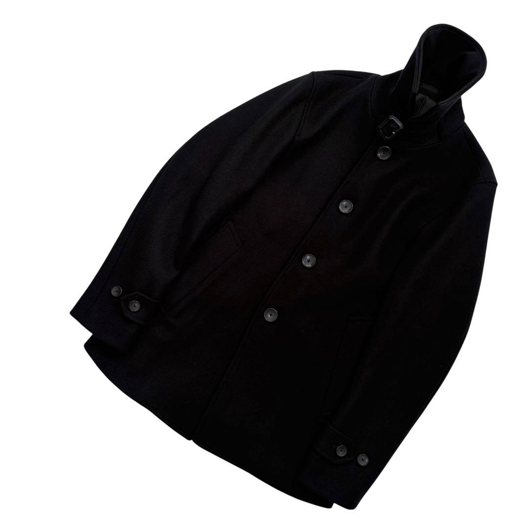 上質ライン‼️ほぼ新品　EDIFICE エディフィス　スタンドカラーウールコート