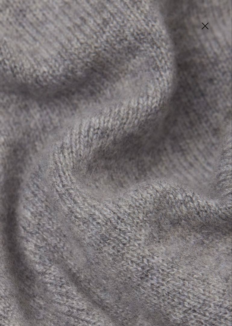 美品　ファルコネーリ　ウルトラソフトカシミア100% 大判ストール　グレー