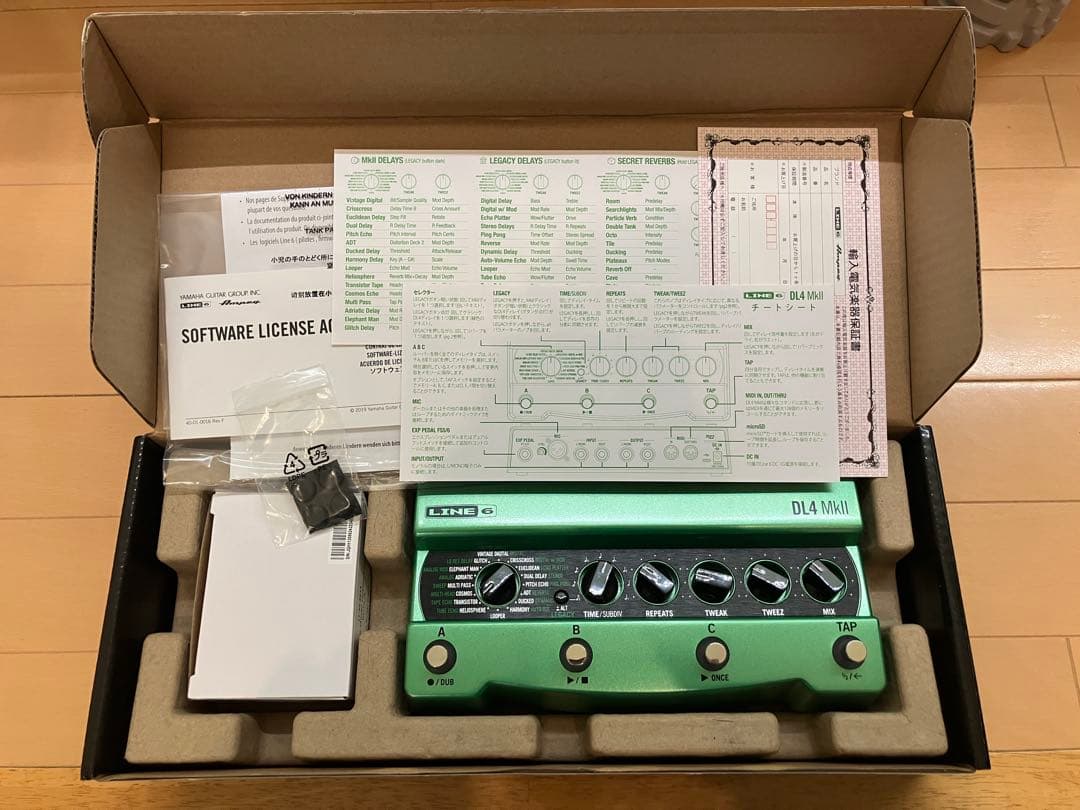 LINE 6 DL4 MkII ディレイ