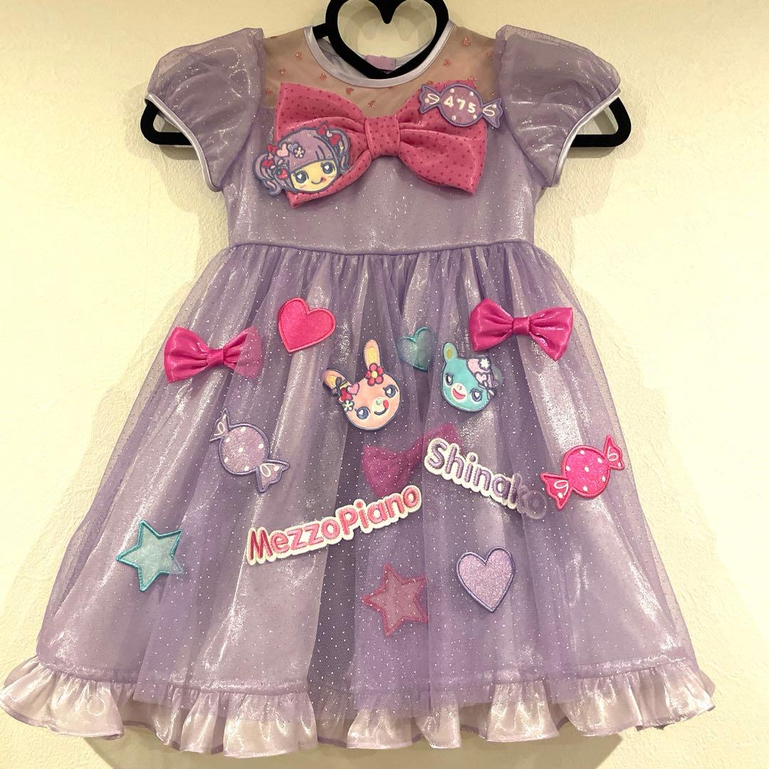 メゾピアノ しなこちゃん コラボ なりきり ワンピース マシュマロパンチ