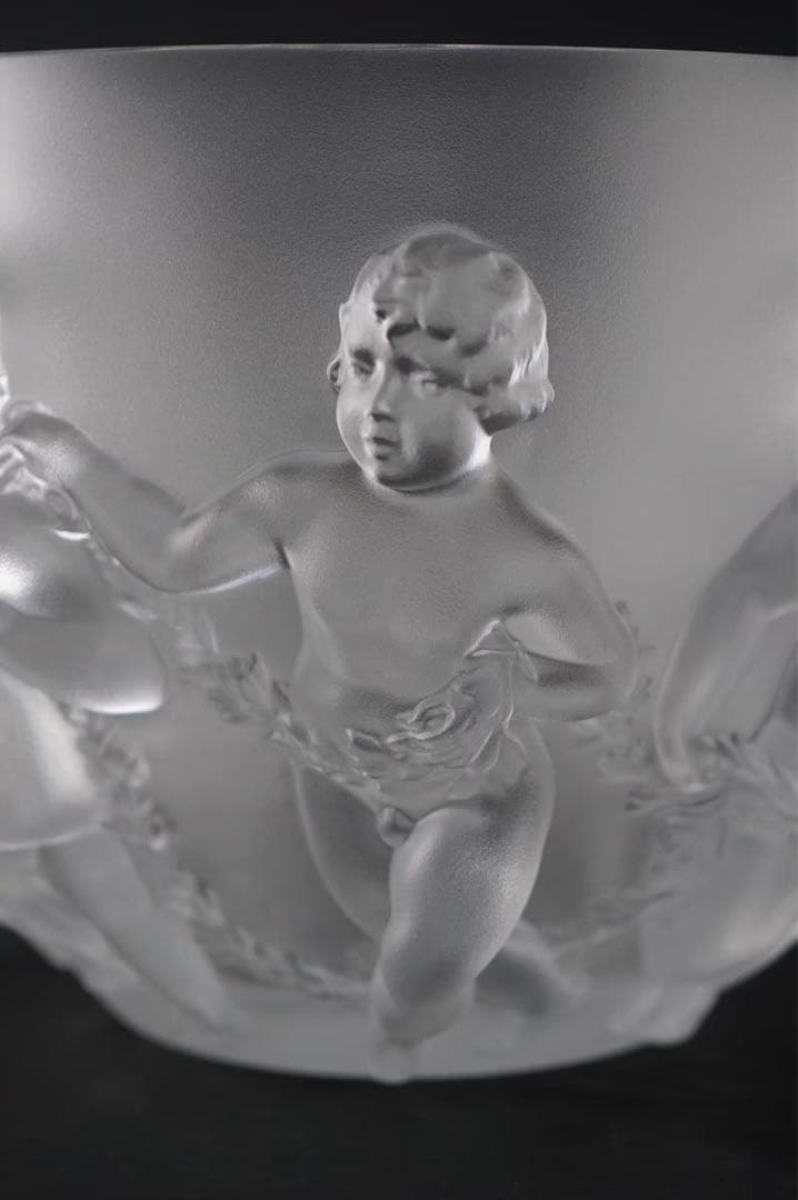 ルネ・ラリック「リュクサンブール」 花瓶 元箱あり R.LALIQUE