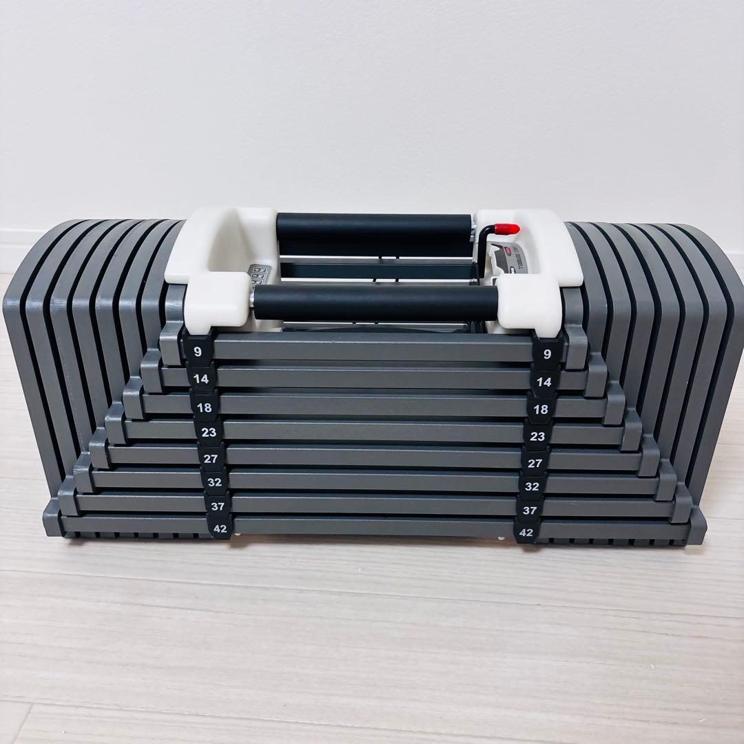 TOPFILM 可変式ダンベル 自宅トレーニング 42kg 2個セット