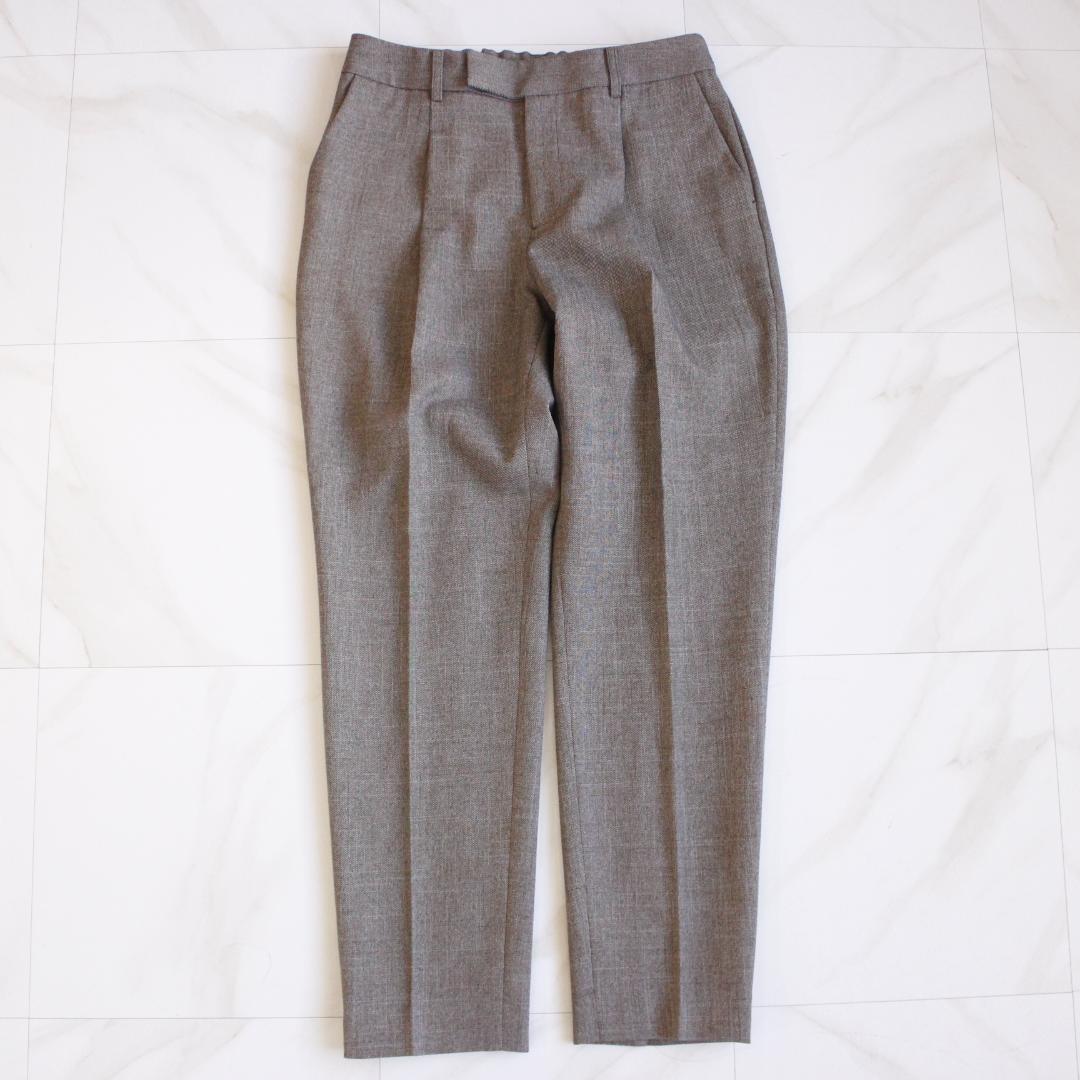 【美品】green label relaxing シャークスキンノーカラースーツ