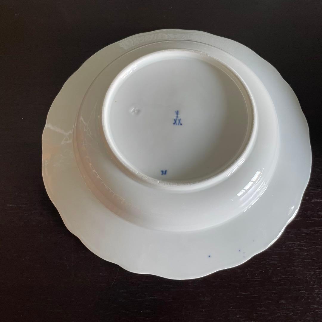 MEISSEN マイセン　ブルーオニオン　パスタ皿　深皿　プレート　2枚セット