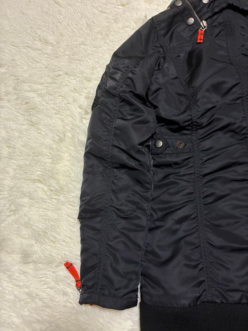 AVIREX N2B セカンド リモデルフライトジャケット ミリタリー ブラック