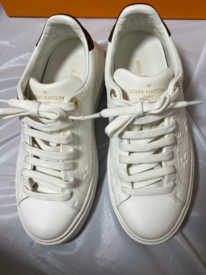 J*様 ルイヴィトン タイムアウト・ライン スニーカー モノグラム ホワイト