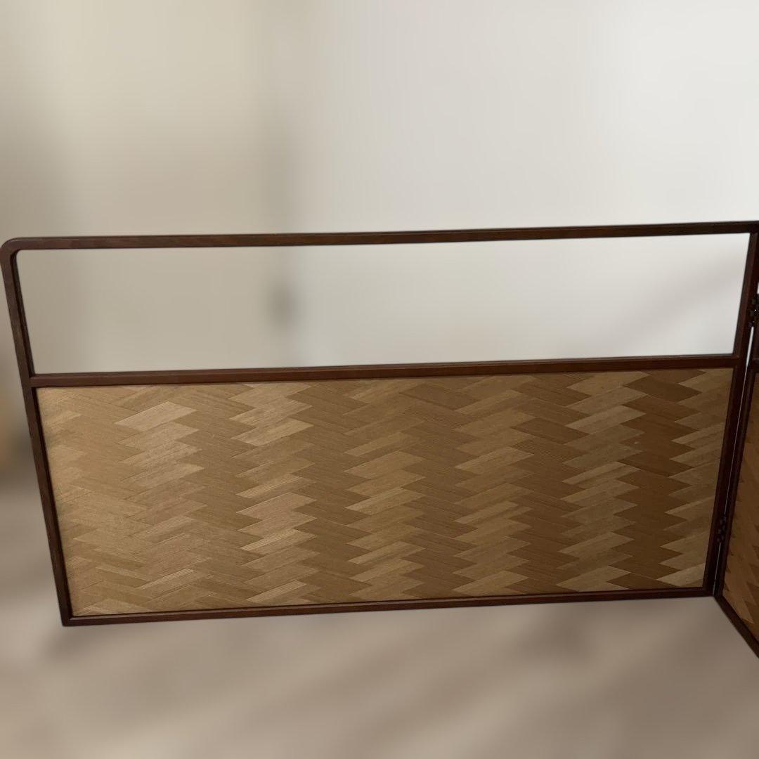 茶道具　網代　風炉先屏風　春秋館