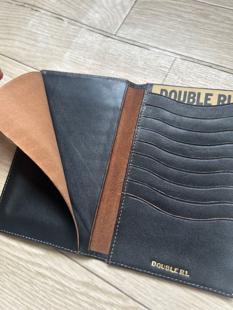 RRL DOUBLE RL ブラック 二つ折り財布