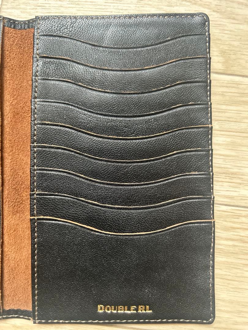 RRL DOUBLE RL ブラック 二つ折り財布
