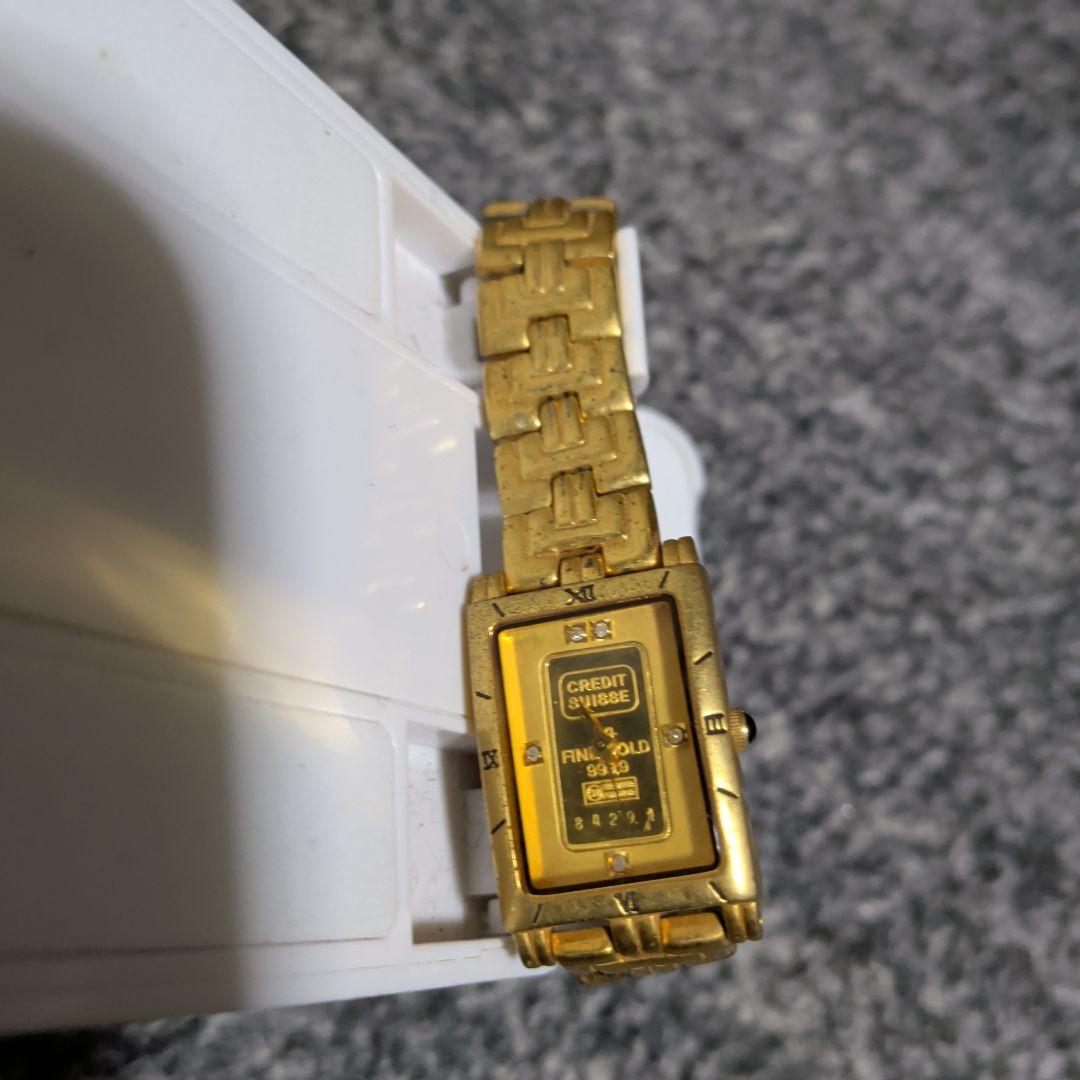 CREDIT SUISSE ゴールド 腕時計　匿名発送　送料込