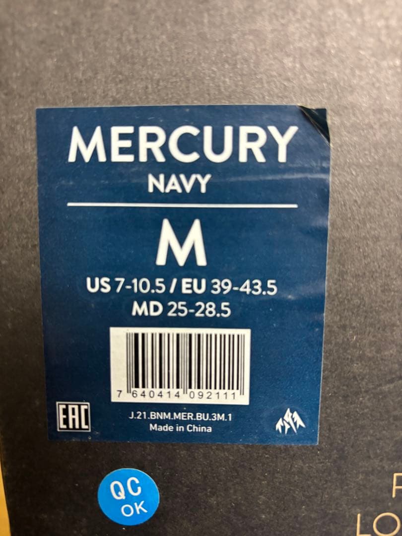 JONES MERCURY ジョーンズ　バインディング ネイビー