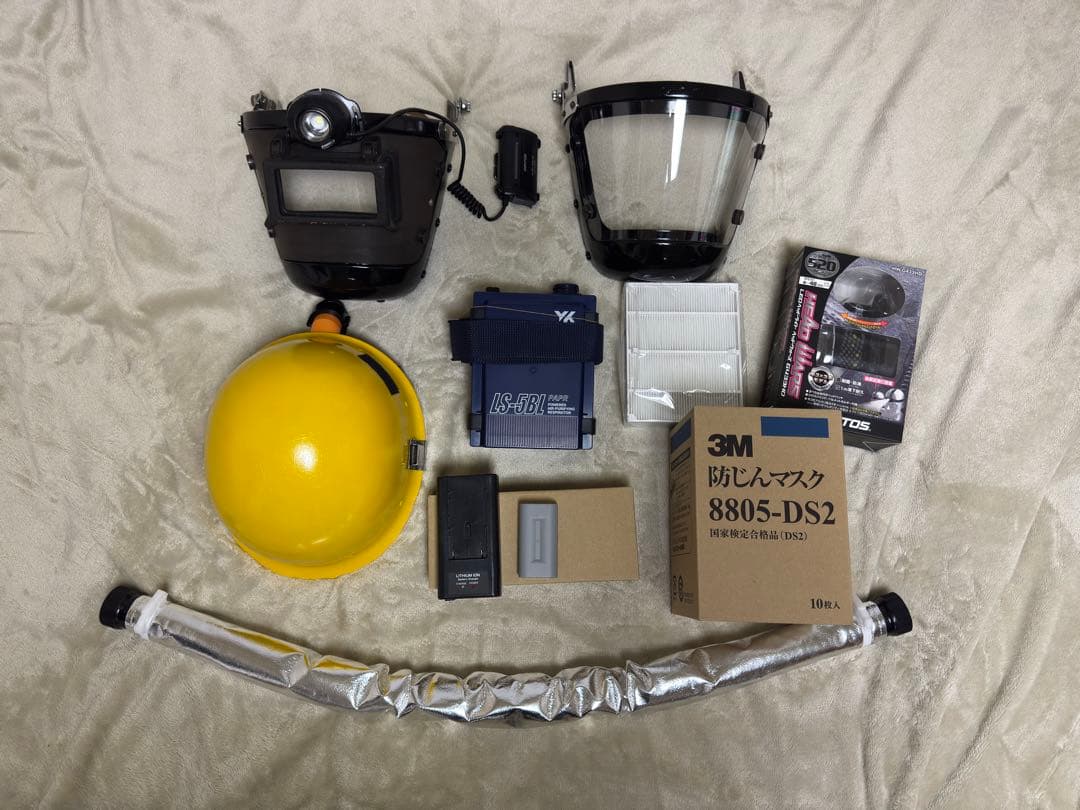 【山本光学 LS-355WP 溶接用送風マスク一式セット】