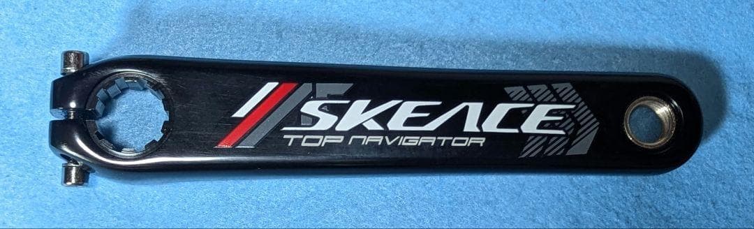 SKEACE ピスト用クランクセット 165mm 48T BB付属 ブラック