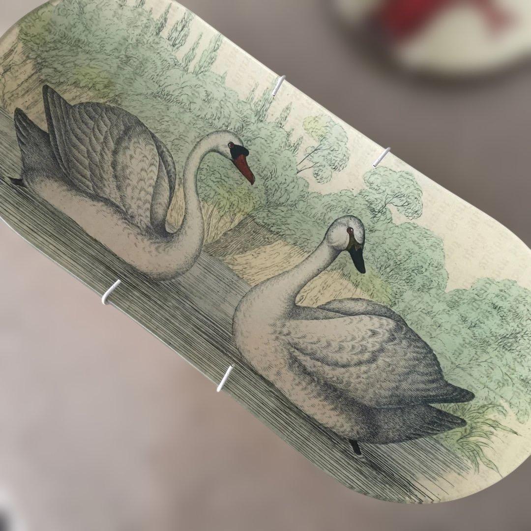 ジョンデリアン　Swans スワン　OBLONG TRAY トレイ