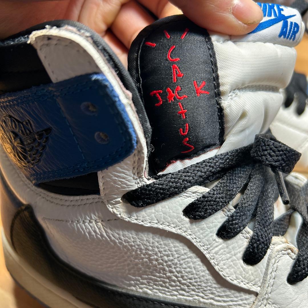 Nike Air Jordan 1 トラビススコット　フラグメント