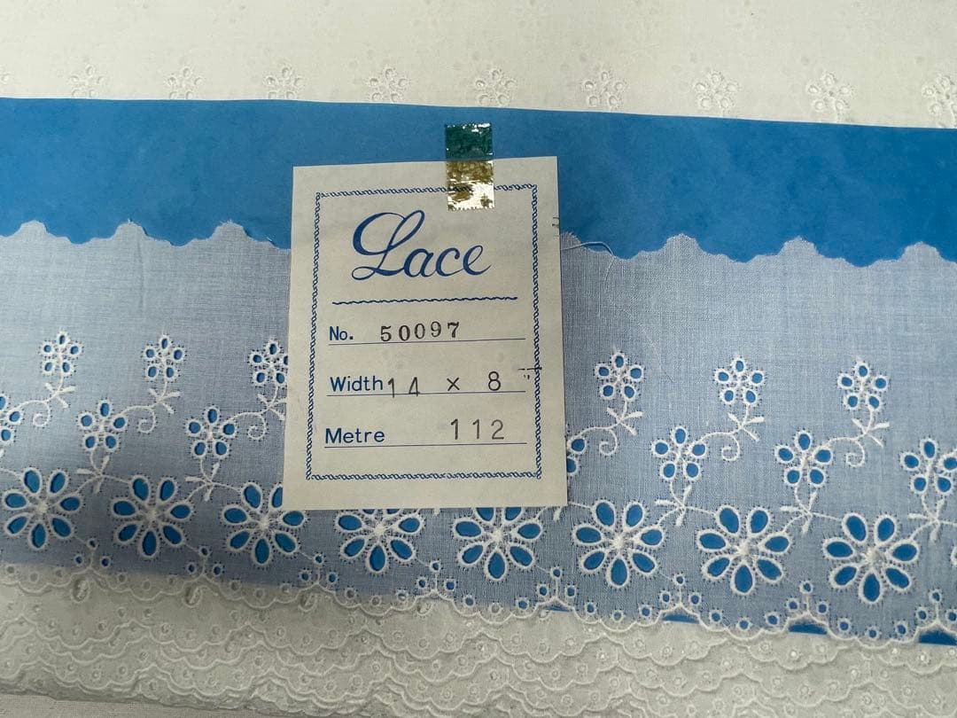 刺繍綿レース・112m